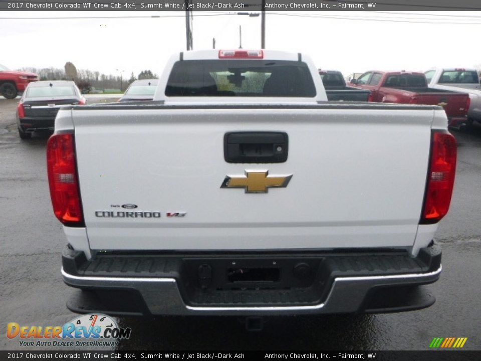 2017 Chevrolet Colorado WT Crew Cab 4x4 Summit White / Jet Black/­Dark Ash Photo #9