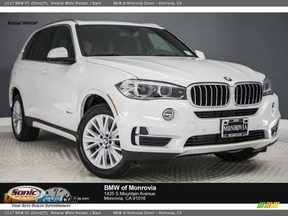 2017 BMW X5 xDrive35i Mineral White Metallic / Black Photo #1