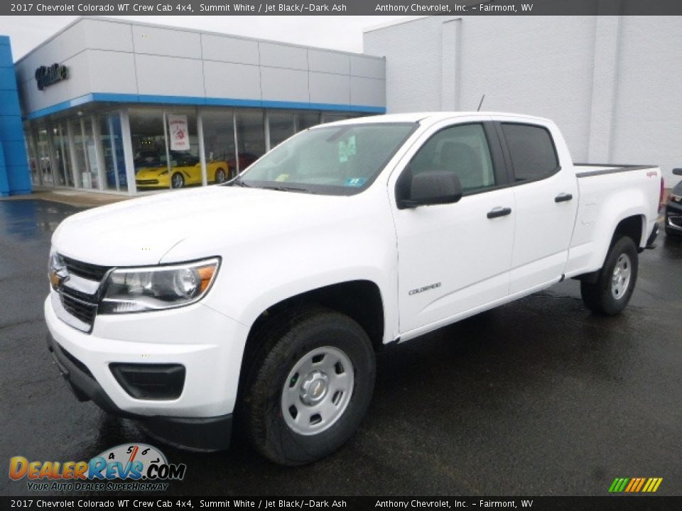 2017 Chevrolet Colorado WT Crew Cab 4x4 Summit White / Jet Black/­Dark Ash Photo #12