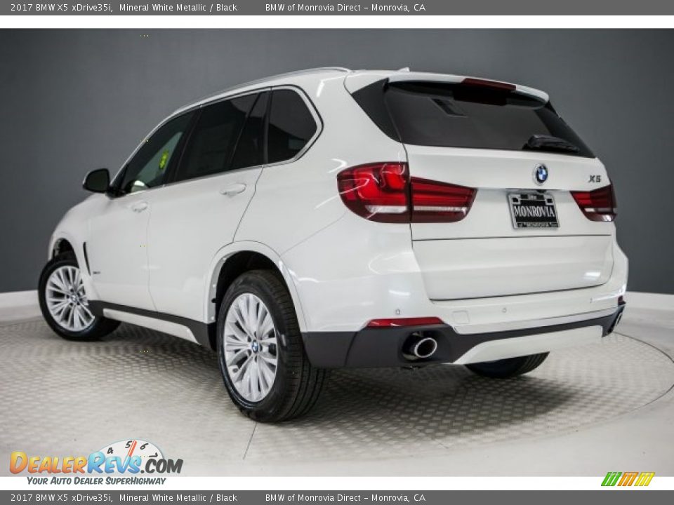 2017 BMW X5 xDrive35i Mineral White Metallic / Black Photo #3