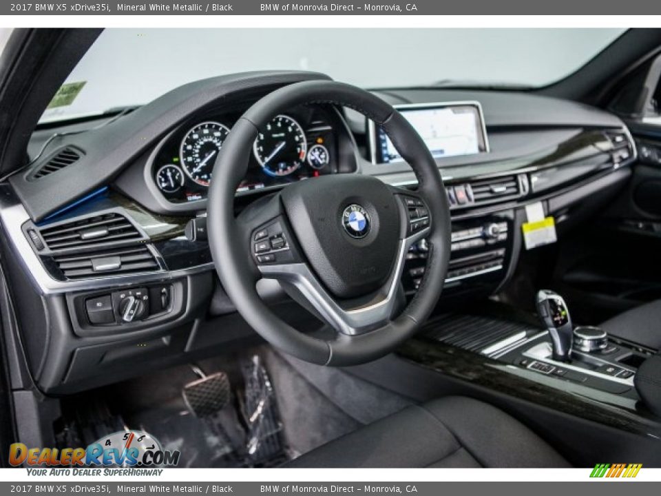2017 BMW X5 xDrive35i Mineral White Metallic / Black Photo #6