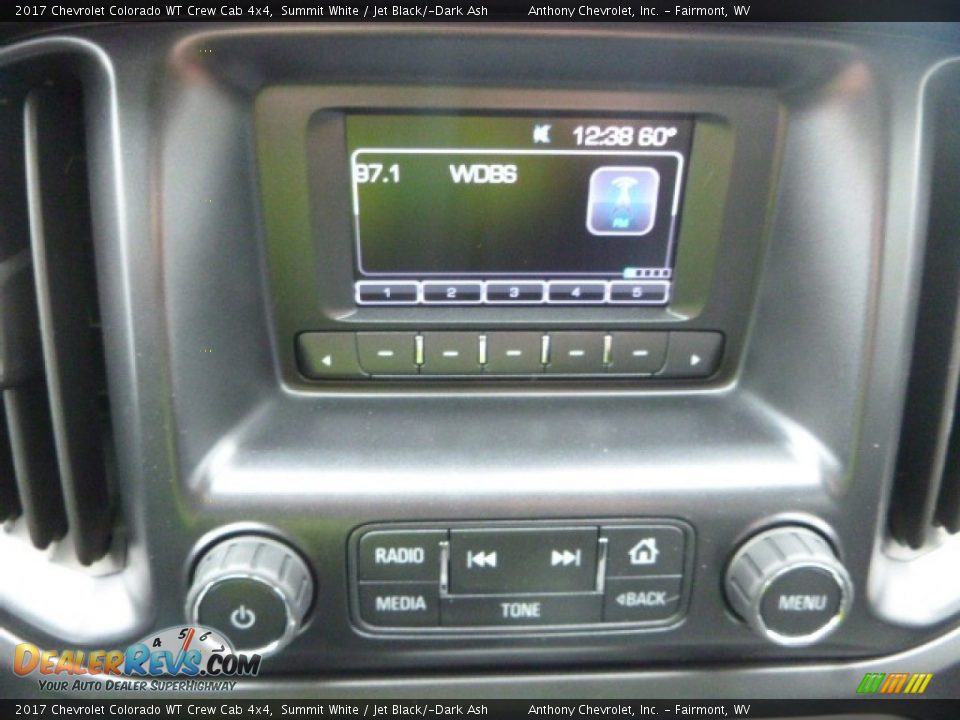 2017 Chevrolet Colorado WT Crew Cab 4x4 Summit White / Jet Black/­Dark Ash Photo #17