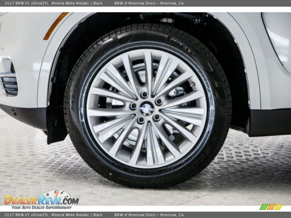 2017 BMW X5 xDrive35i Mineral White Metallic / Black Photo #9