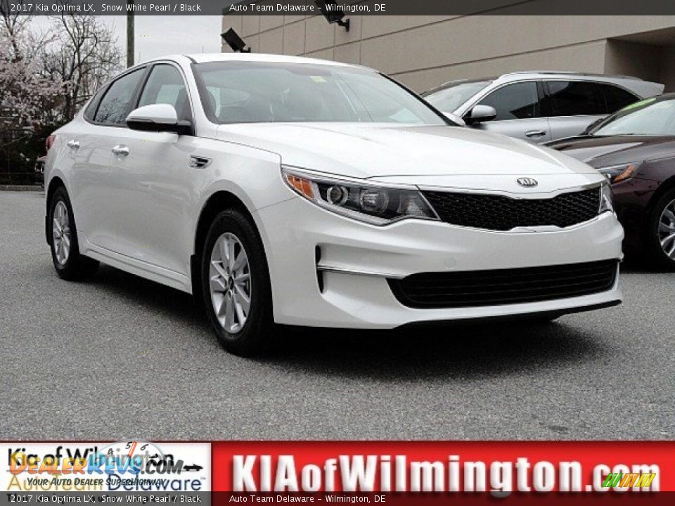 2017 Kia Optima LX Snow White Pearl / Black Photo #1