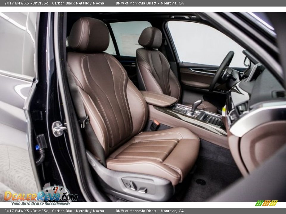Mocha Interior - 2017 BMW X5 xDrive35d Photo #2