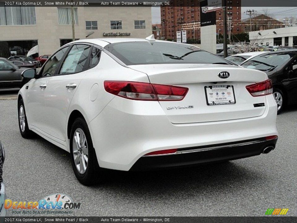 2017 Kia Optima LX Snow White Pearl / Black Photo #4