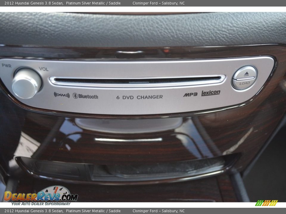 2012 Hyundai Genesis 3.8 Sedan Platinum Silver Metallic / Saddle Photo #21