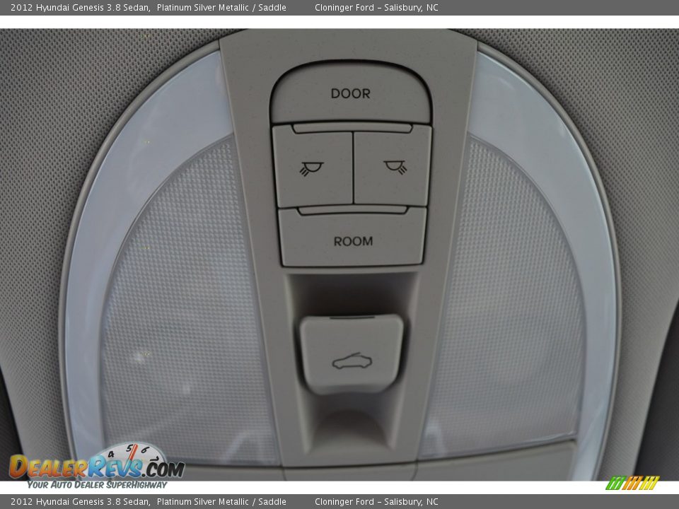 2012 Hyundai Genesis 3.8 Sedan Platinum Silver Metallic / Saddle Photo #27
