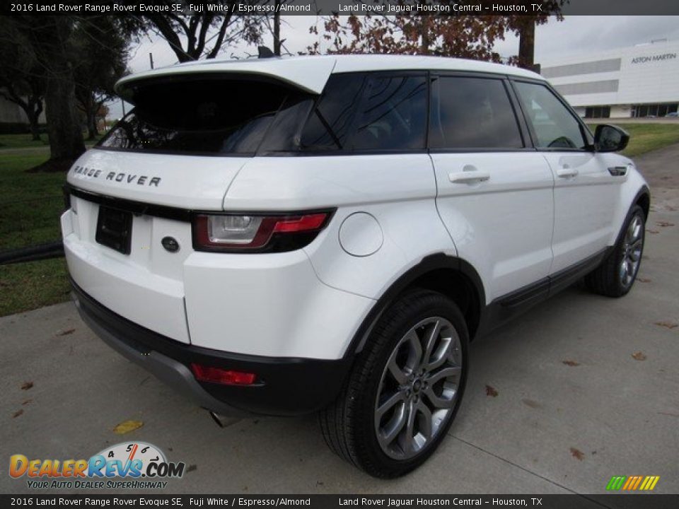 2016 Land Rover Range Rover Evoque SE Fuji White / Espresso/Almond Photo #7