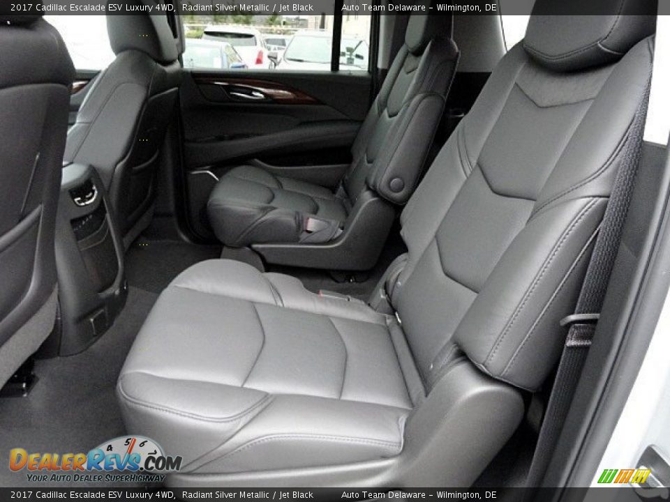 Rear Seat of 2017 Cadillac Escalade ESV Luxury 4WD Photo #10