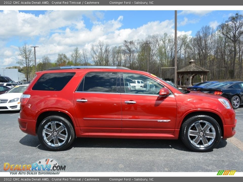 2012 GMC Acadia Denali AWD Crystal Red Tintcoat / Cashmere Photo #2