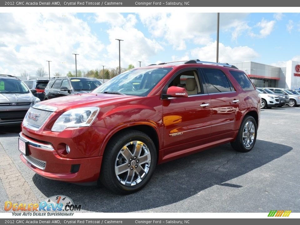 2012 GMC Acadia Denali AWD Crystal Red Tintcoat / Cashmere Photo #6