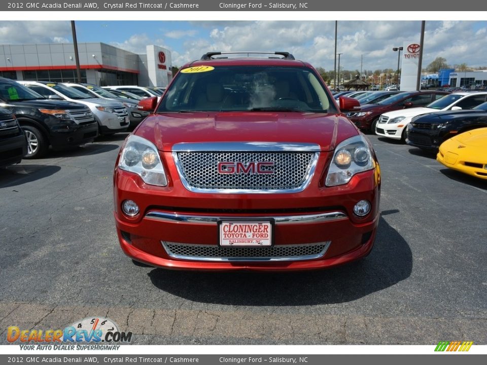 2012 GMC Acadia Denali AWD Crystal Red Tintcoat / Cashmere Photo #7