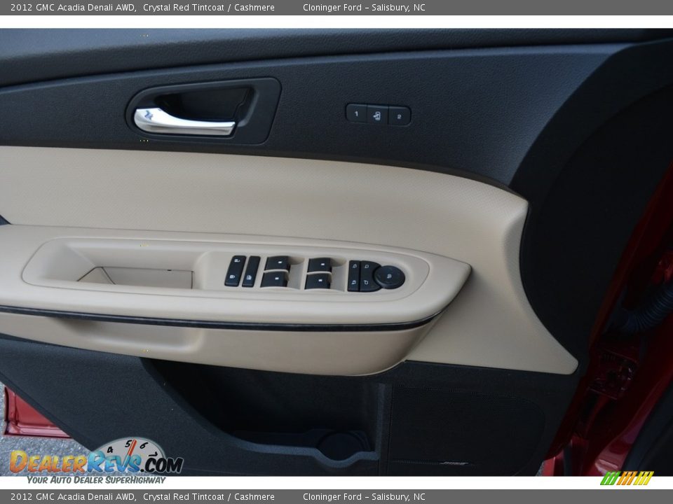 2012 GMC Acadia Denali AWD Crystal Red Tintcoat / Cashmere Photo #8