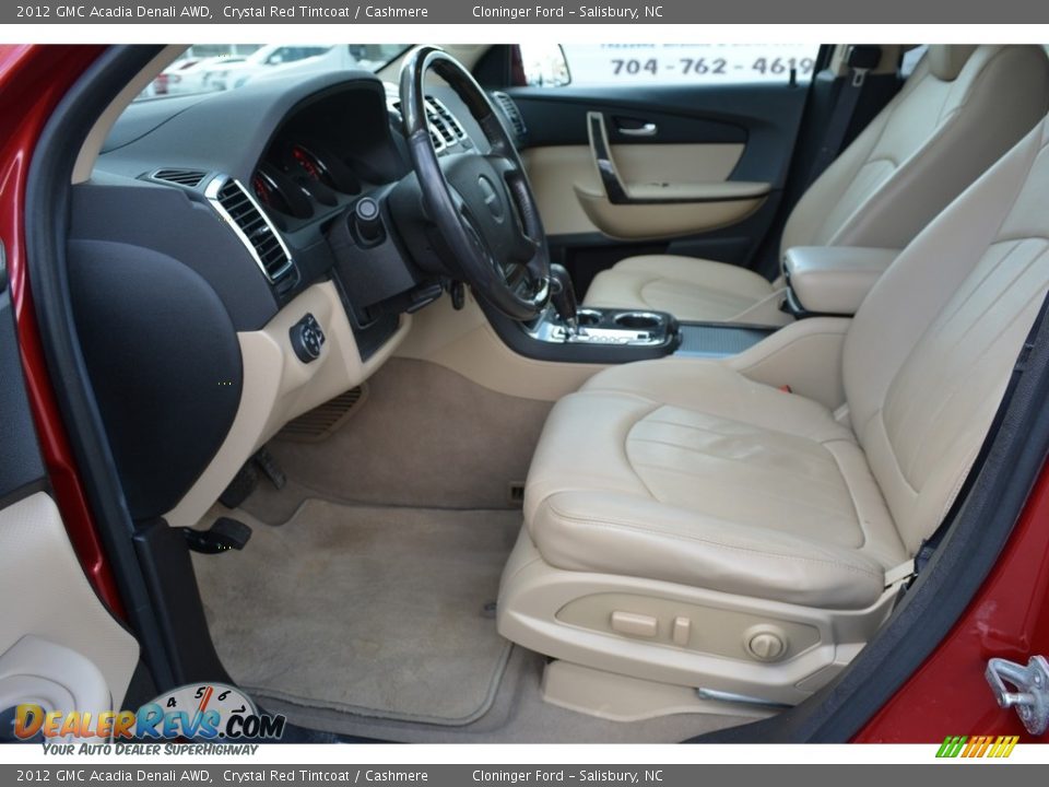 2012 GMC Acadia Denali AWD Crystal Red Tintcoat / Cashmere Photo #9