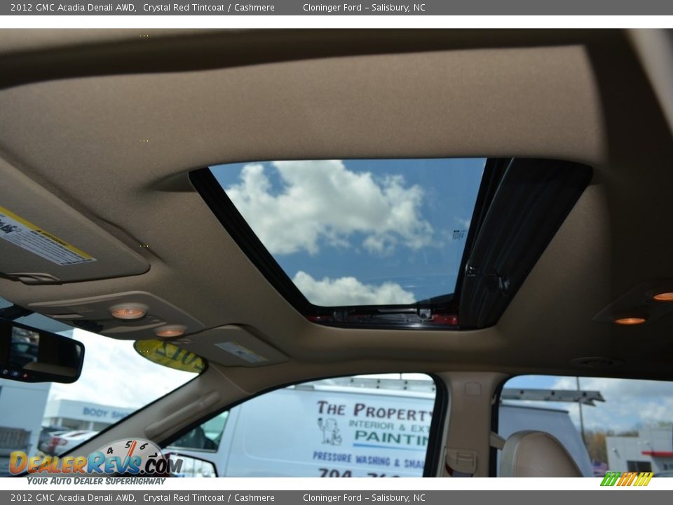 2012 GMC Acadia Denali AWD Crystal Red Tintcoat / Cashmere Photo #10