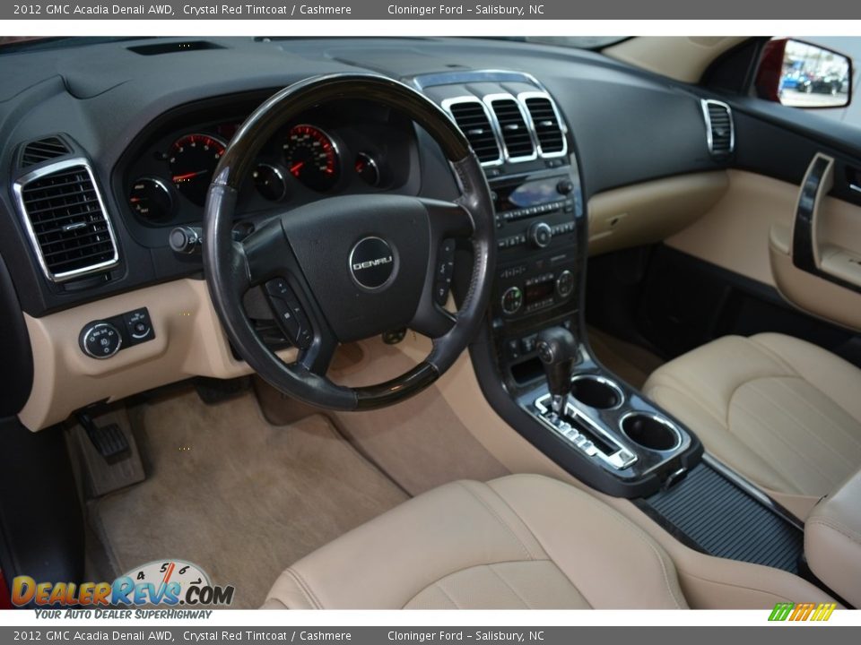 2012 GMC Acadia Denali AWD Crystal Red Tintcoat / Cashmere Photo #11
