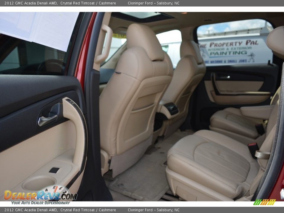 2012 GMC Acadia Denali AWD Crystal Red Tintcoat / Cashmere Photo #12