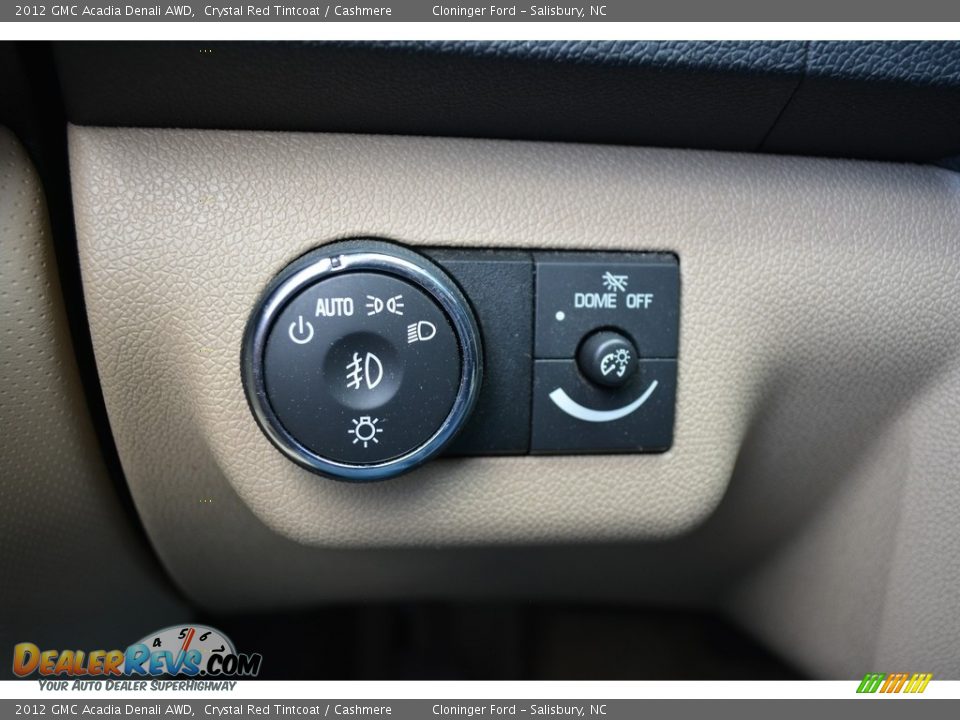 2012 GMC Acadia Denali AWD Crystal Red Tintcoat / Cashmere Photo #20