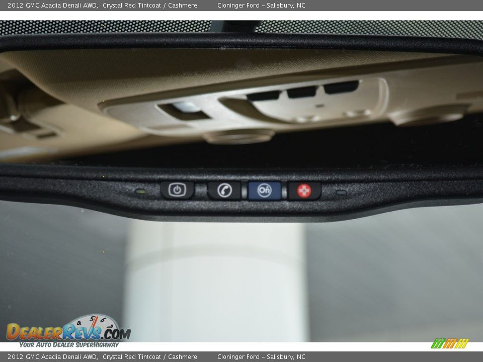 2012 GMC Acadia Denali AWD Crystal Red Tintcoat / Cashmere Photo #21