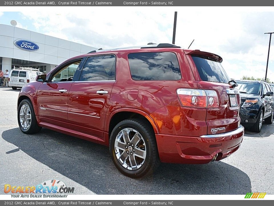 2012 GMC Acadia Denali AWD Crystal Red Tintcoat / Cashmere Photo #24
