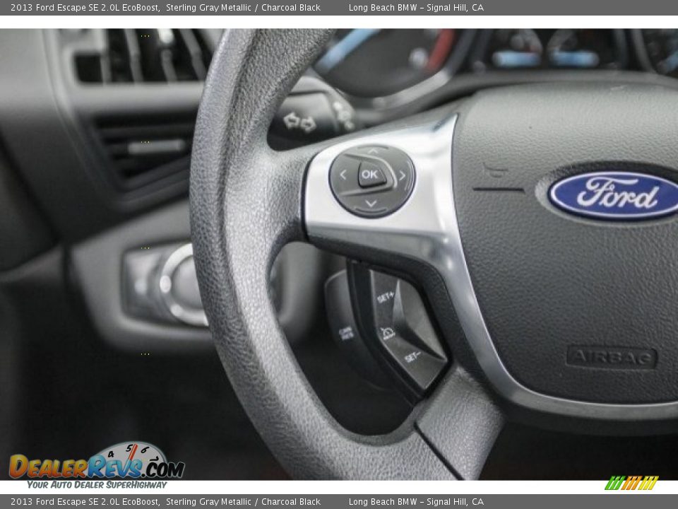 2013 Ford Escape SE 2.0L EcoBoost Sterling Gray Metallic / Charcoal Black Photo #13