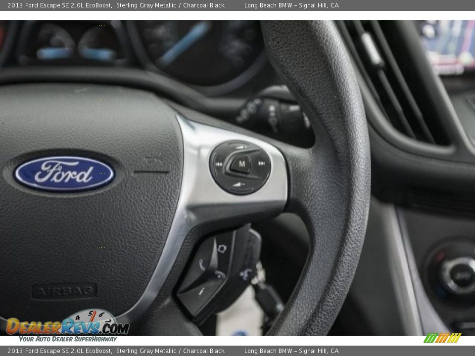 2013 Ford Escape SE 2.0L EcoBoost Sterling Gray Metallic / Charcoal Black Photo #14
