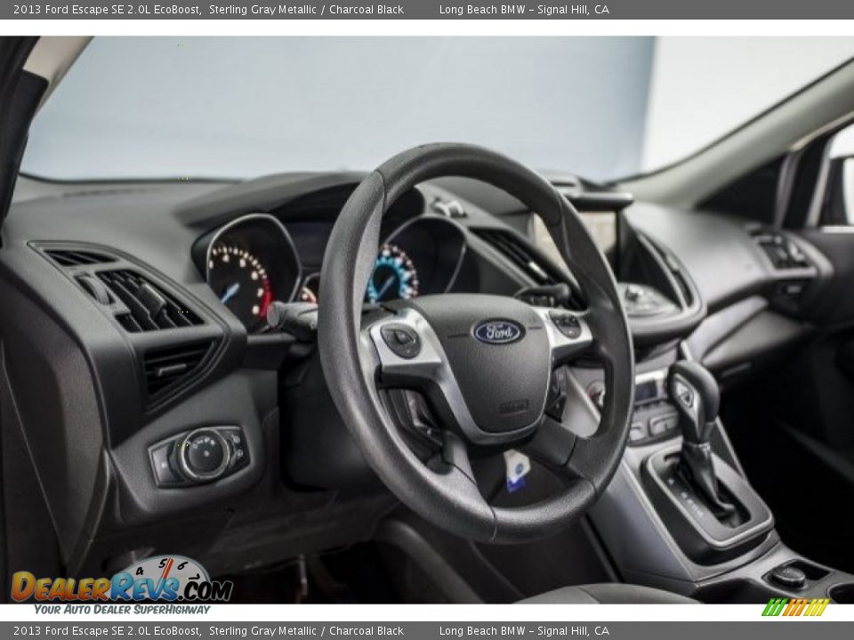 2013 Ford Escape SE 2.0L EcoBoost Sterling Gray Metallic / Charcoal Black Photo #16