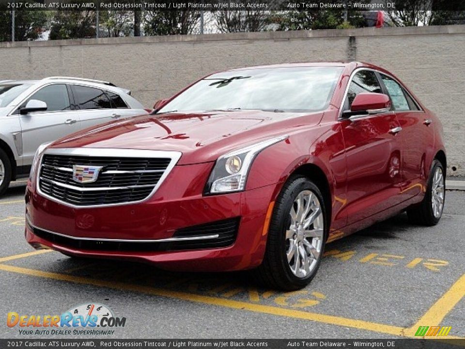 Front 3/4 View of 2017 Cadillac ATS Luxury AWD Photo #3