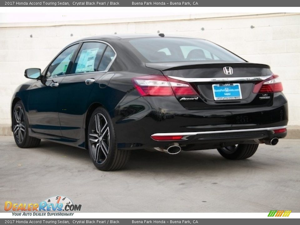 2017 Honda Accord Touring Sedan Crystal Black Pearl / Black Photo #2