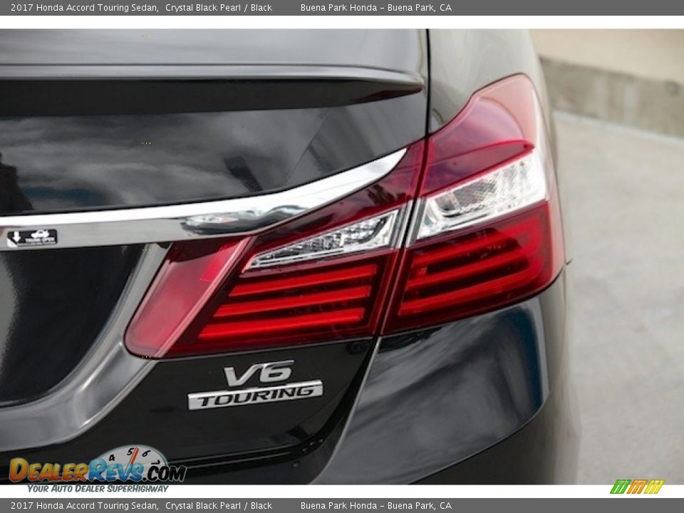 2017 Honda Accord Touring Sedan Crystal Black Pearl / Black Photo #3