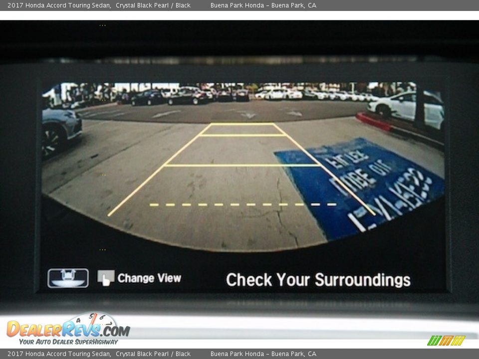 2017 Honda Accord Touring Sedan Crystal Black Pearl / Black Photo #6