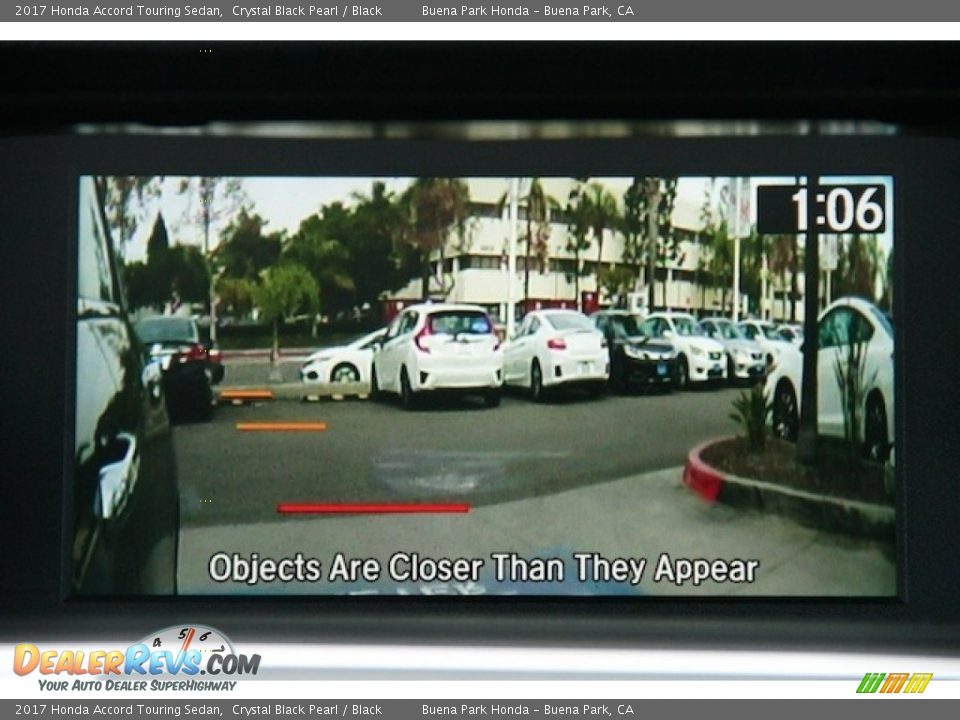 2017 Honda Accord Touring Sedan Crystal Black Pearl / Black Photo #7