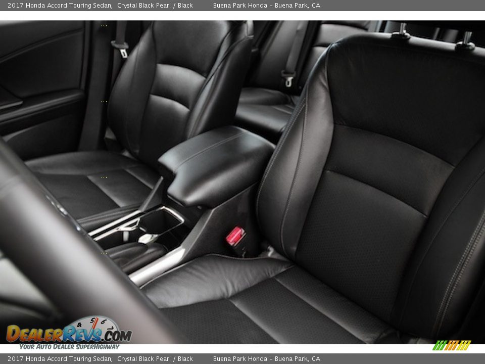 2017 Honda Accord Touring Sedan Crystal Black Pearl / Black Photo #11