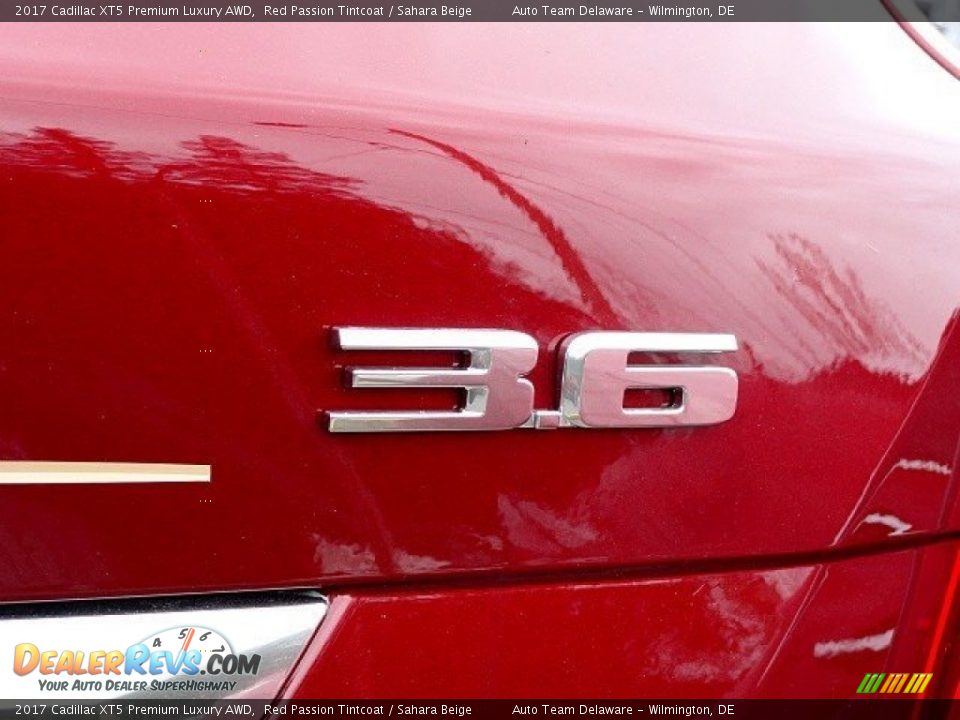 2017 Cadillac XT5 Premium Luxury AWD Red Passion Tintcoat / Sahara Beige Photo #33