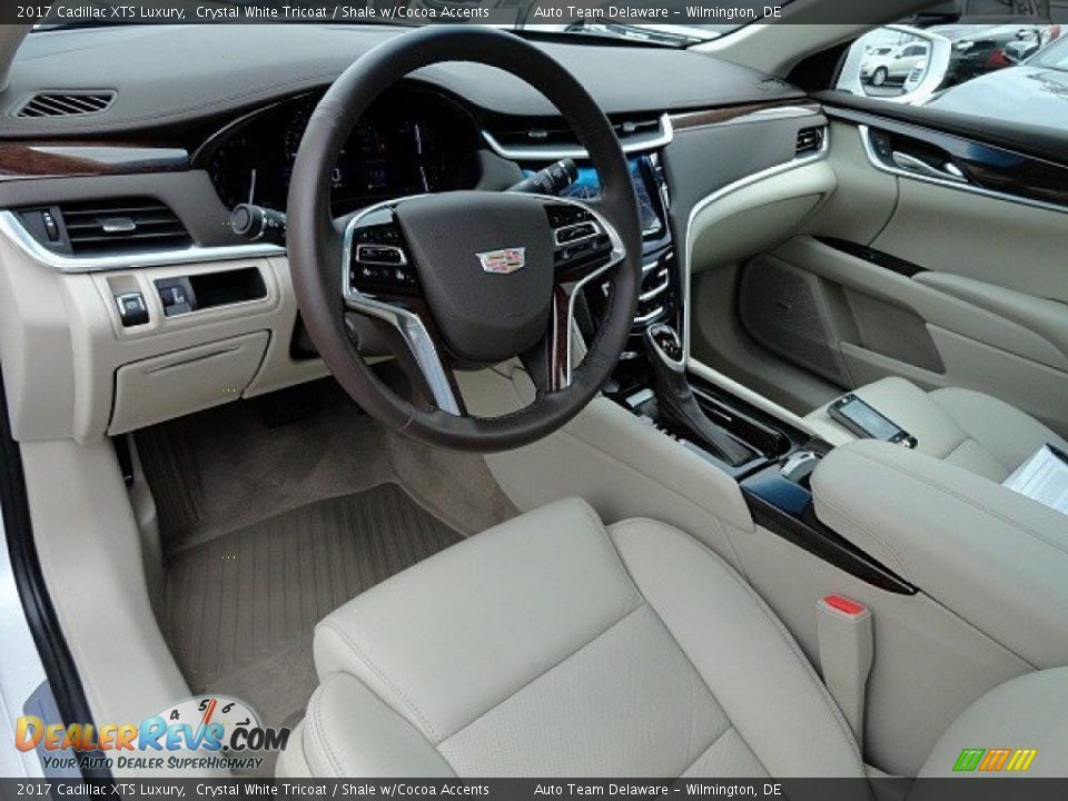 2017 Cadillac XTS Luxury Crystal White Tricoat / Shale w/Cocoa Accents Photo #15