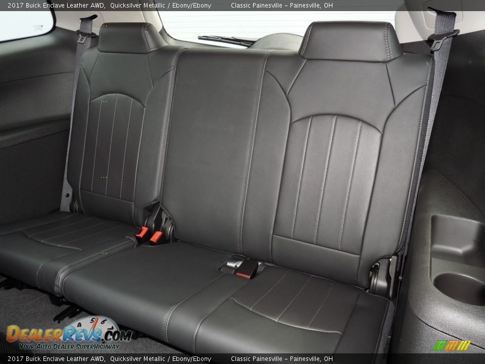2017 Buick Enclave Leather AWD Quicksilver Metallic / Ebony/Ebony Photo #8