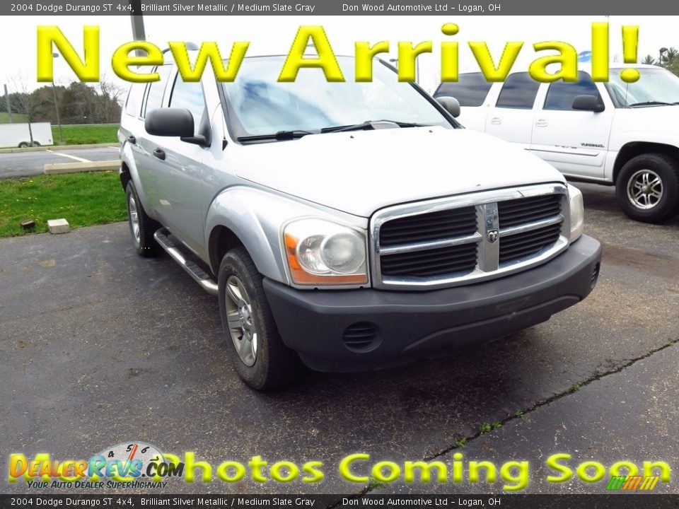 2004 Dodge Durango ST 4x4 Brilliant Silver Metallic / Medium Slate Gray Photo #1