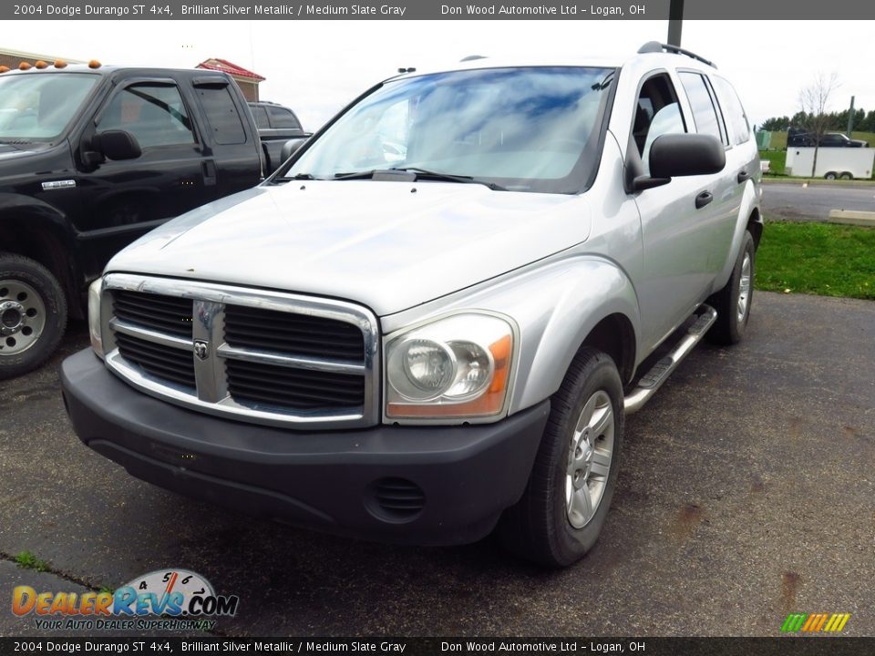 2004 Dodge Durango ST 4x4 Brilliant Silver Metallic / Medium Slate Gray Photo #3