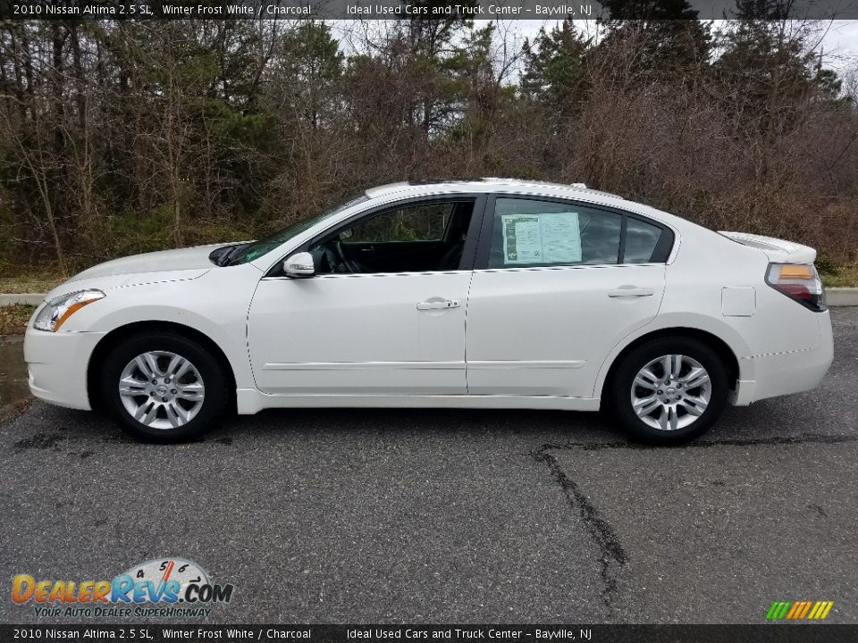 2010 Nissan Altima 2.5 SL Winter Frost White / Charcoal Photo #2