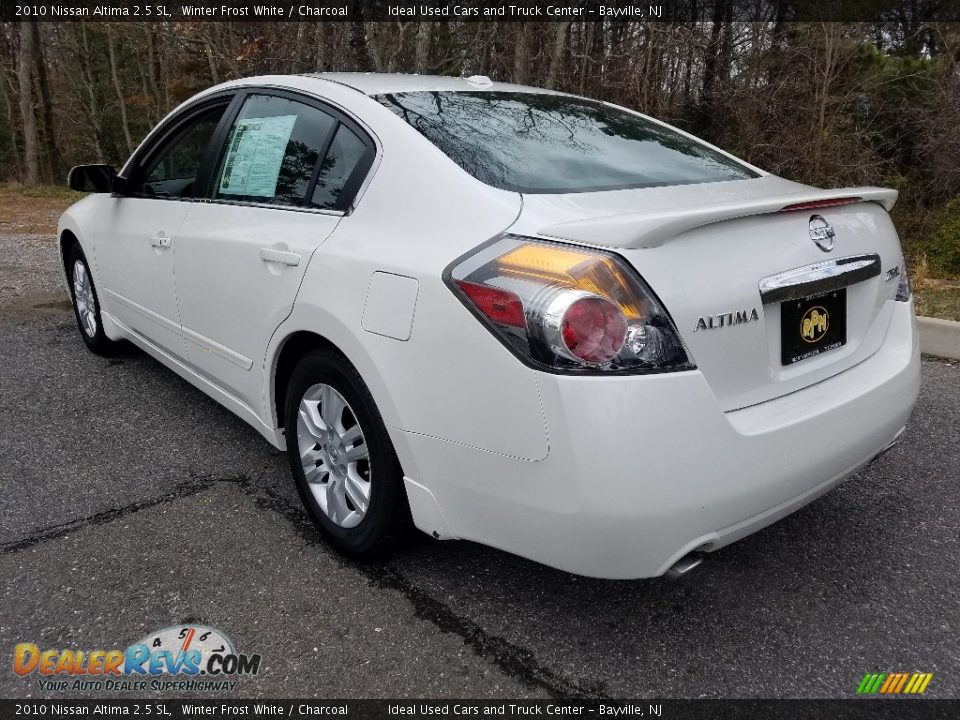 2010 Nissan Altima 2.5 SL Winter Frost White / Charcoal Photo #3