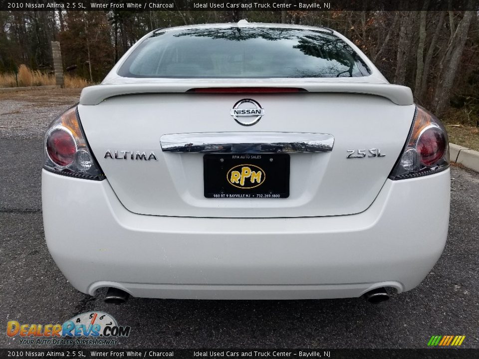 2010 Nissan Altima 2.5 SL Winter Frost White / Charcoal Photo #4