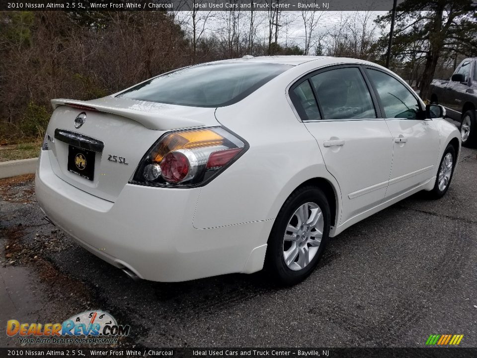 2010 Nissan Altima 2.5 SL Winter Frost White / Charcoal Photo #5
