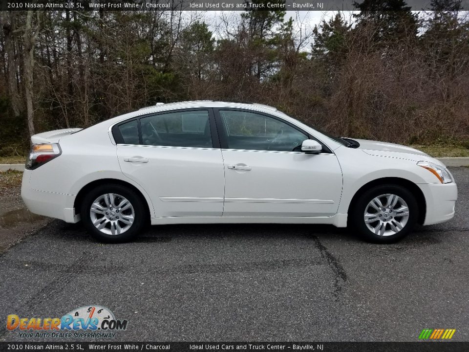2010 Nissan Altima 2.5 SL Winter Frost White / Charcoal Photo #6