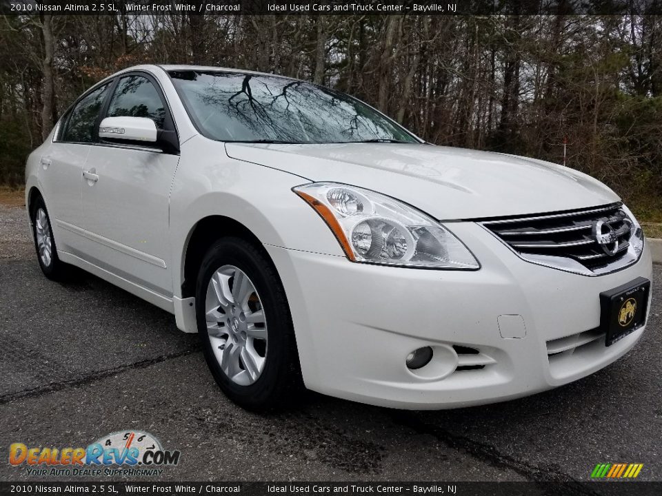 2010 Nissan Altima 2.5 SL Winter Frost White / Charcoal Photo #7