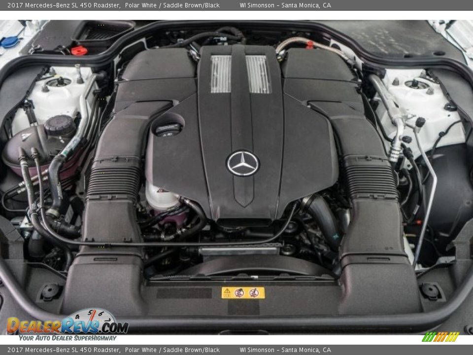 2017 Mercedes-Benz SL 450 Roadster 3.0 Liter DI biturbo DOHC 24-Valve VVT V6 Engine Photo #9