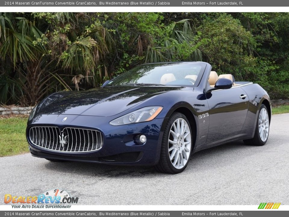 Blu Mediterraneo (Blue Metallic) 2014 Maserati GranTurismo Convertible GranCabrio Photo #4