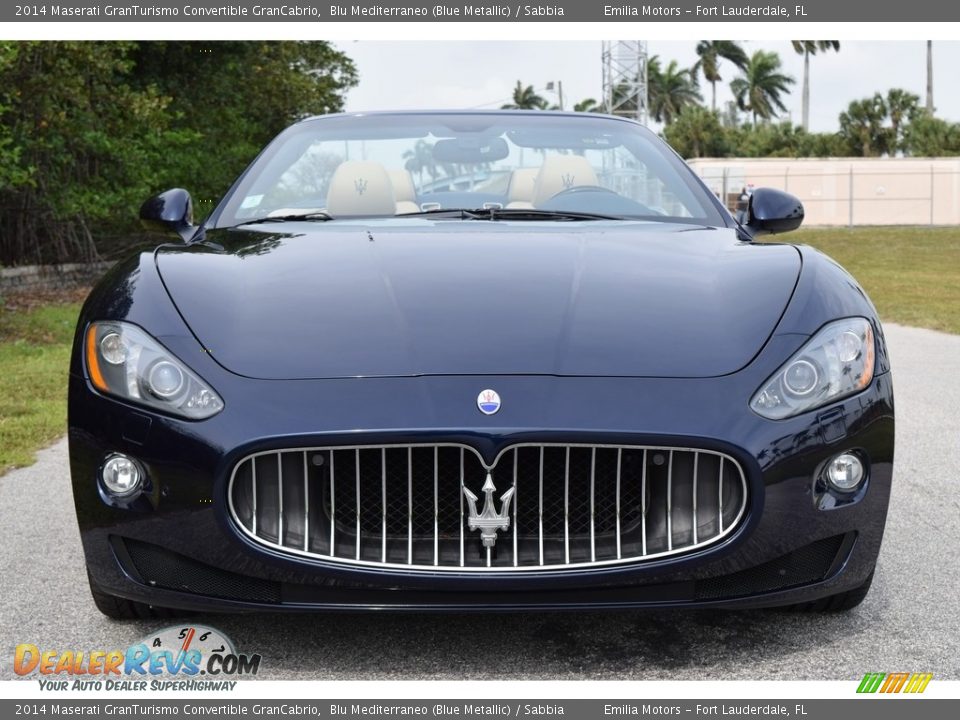 2014 Maserati GranTurismo Convertible GranCabrio Blu Mediterraneo (Blue Metallic) / Sabbia Photo #5