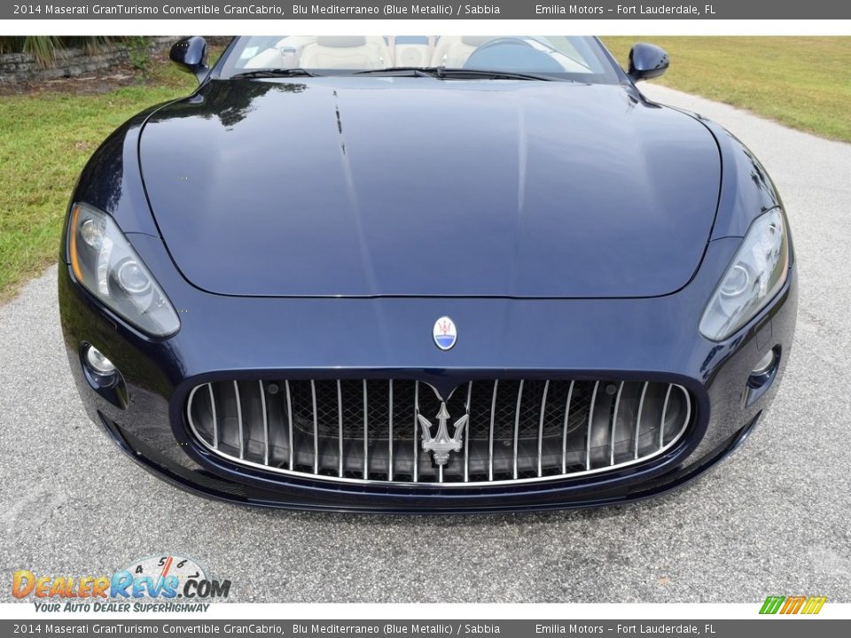 2014 Maserati GranTurismo Convertible GranCabrio Blu Mediterraneo (Blue Metallic) / Sabbia Photo #9
