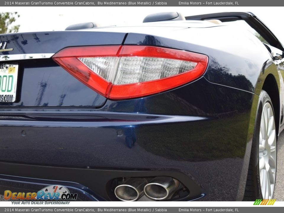 2014 Maserati GranTurismo Convertible GranCabrio Blu Mediterraneo (Blue Metallic) / Sabbia Photo #15